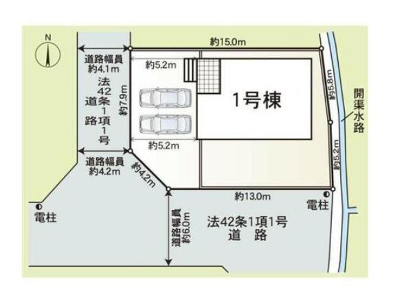 岩出市山第3-1号棟 新築一戸建て(区画図)
