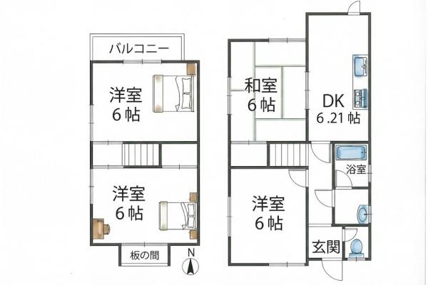 大津市里３丁目の中古一戸建