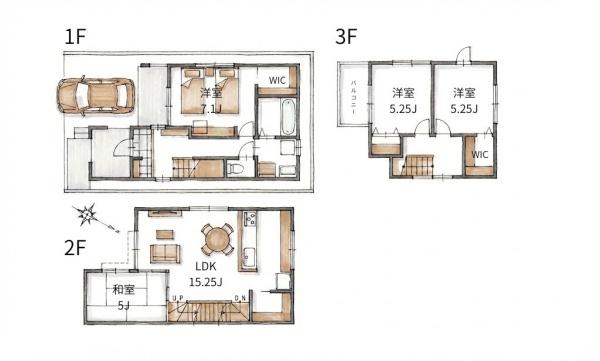 草津市野路２丁目の新築一戸建