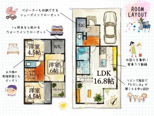 大津市一里山２丁目の新築一戸建