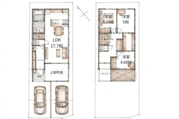 守山市二町町の新築一戸建