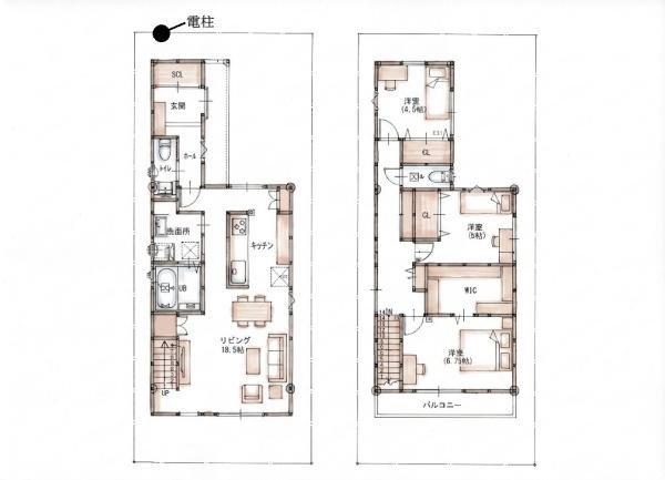 草津市草津２丁目の新築一戸建