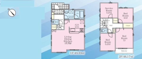 横浜市旭区善部町　新築戸建　全２棟　2号棟