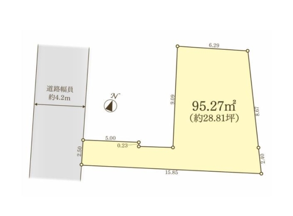 綾瀬市深谷上7丁目　売地