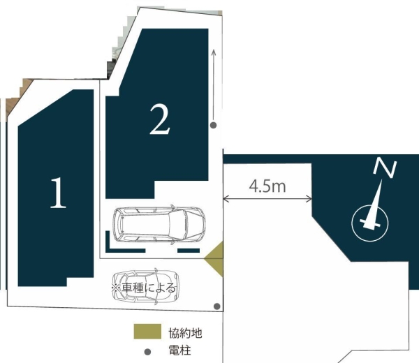 横浜市戸塚区戸塚町　新築戸建　全2棟　1号棟