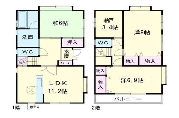 相模原市中央区田名塩田3丁目　中古戸建