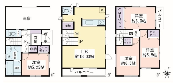綾瀬市大上4丁目　新築戸建　全2棟　1号棟