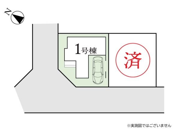 相模原市南区東林間4丁目4期　新築分譲住宅　1号棟