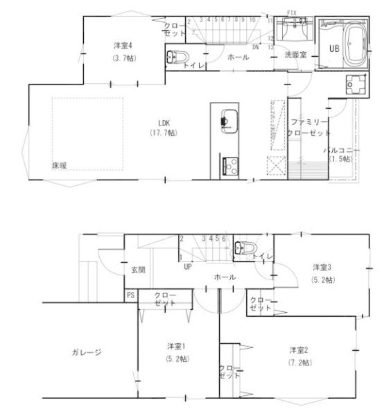 横浜市戸塚区上矢部町　新築戸建　全２棟　１号棟