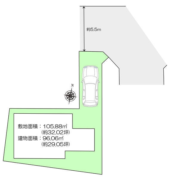 横浜市瀬谷区下瀬谷2丁目　新築戸建　全2棟　2号棟