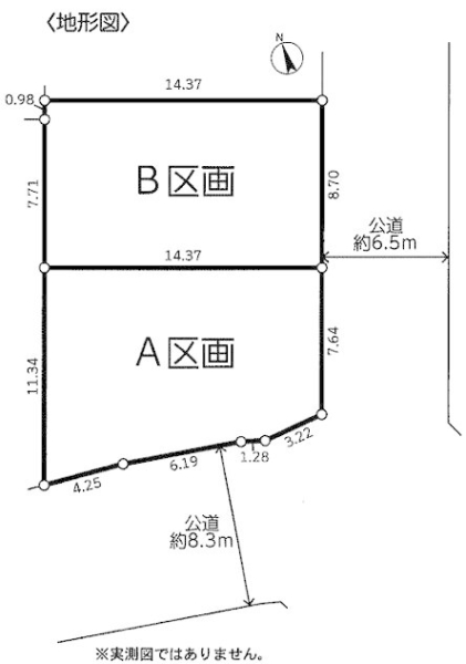 横浜市旭区柏町　土地　全２区画　B区画