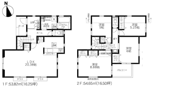 藤沢市高倉　新築戸建　全２棟　１号棟