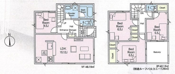 海老名市上今泉4丁目第34　新築分譲住宅　2号棟