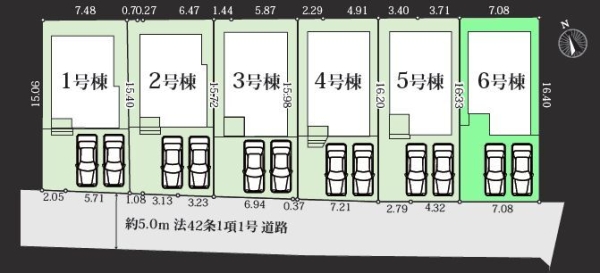 相模原市南区下溝18期　新築分譲住宅　6号棟