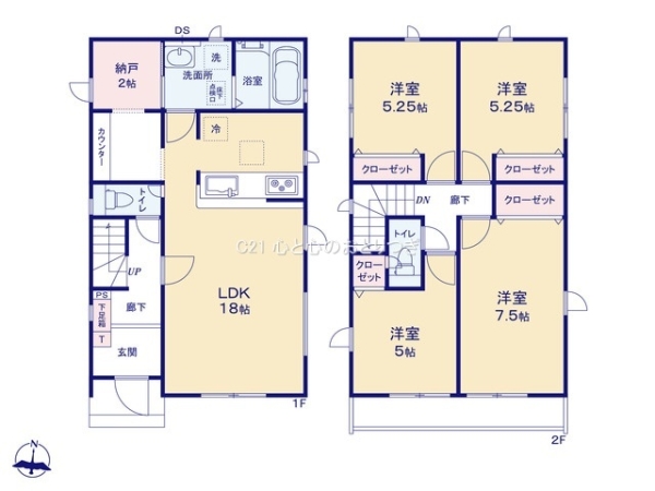 相模原市南区麻溝台5丁目5期　新築分譲住宅　1号棟