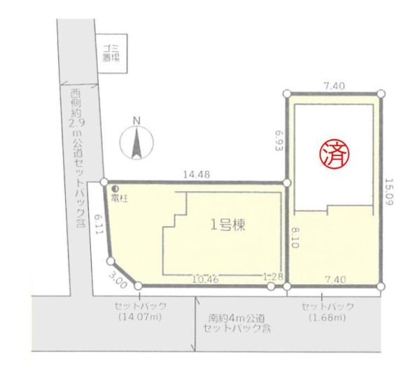 綾瀬市蓼川3丁目　新築戸建　全2棟　1号棟