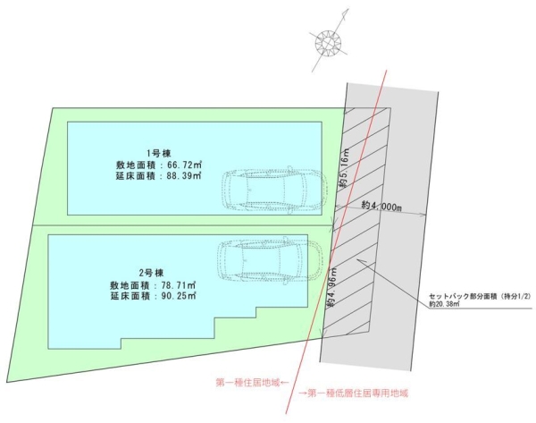 横浜市泉区中田南５丁目　新築戸建　全２棟　２号棟