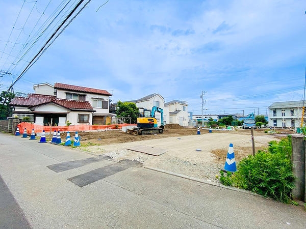 藤沢市下土棚の土地(現地土地写真)