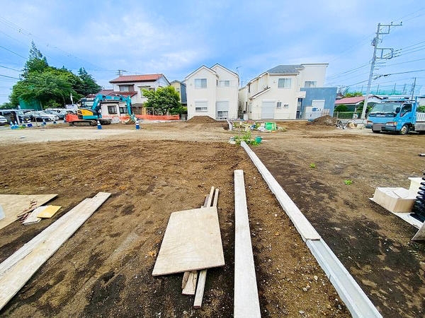 藤沢市下土棚の土地(現地土地写真)