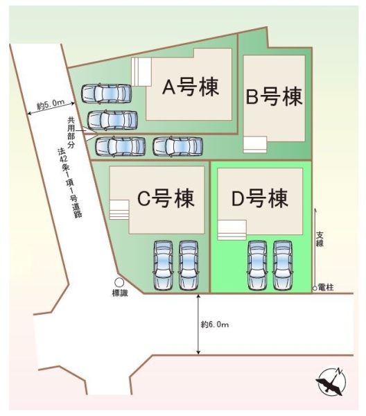 相模原市南区当麻　新築分譲住宅　D号棟