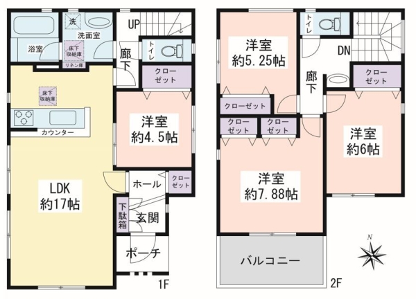 大和市桜森2丁目　新築戸建　全14棟　3号棟