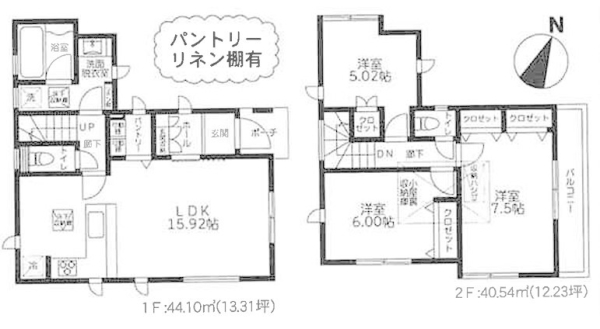 藤沢市石川１丁目　新築戸建　全６棟　１号棟