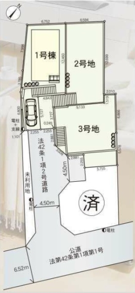 横浜市瀬谷区二ツ橋町　新築戸建　全４号棟　１号棟