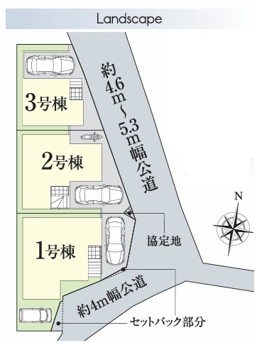 横浜市戸塚区上矢部町　新築戸建　全３棟　２号棟