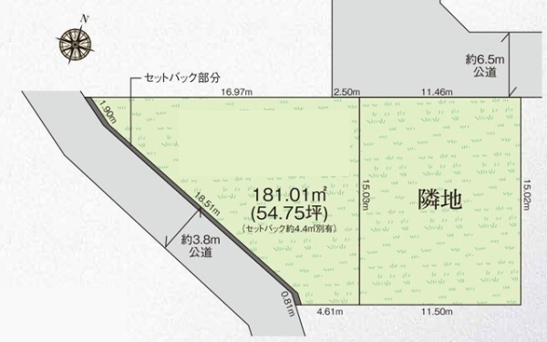 横浜市戸塚区鳥が丘の土地