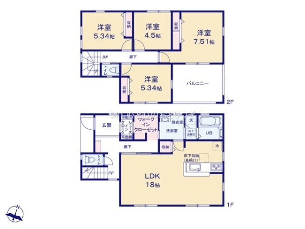 大和市西鶴間7丁目　新築分譲住宅　4号棟