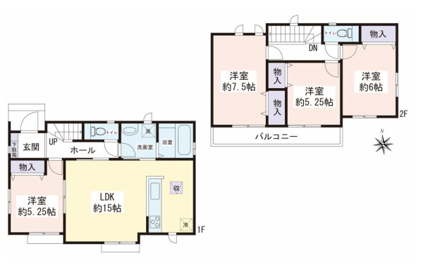 綾瀬市深谷中6丁目　新築戸建　全5棟　E号棟