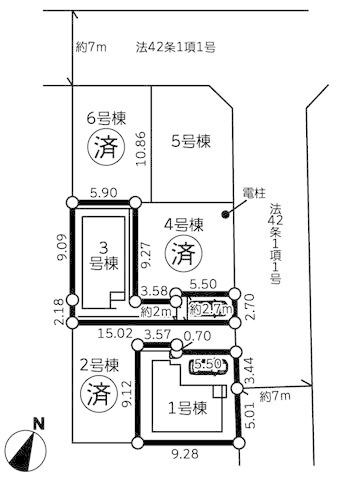 藤沢市石川1丁目　新築戸建　全2棟　1号棟