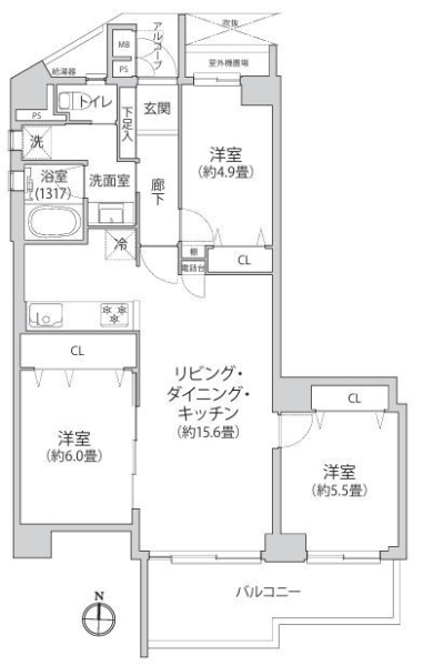 ベルシャトウ戸塚弐番館