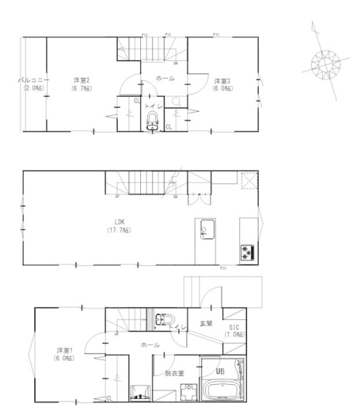 横浜市戸塚区上倉田町　新築戸建　全5棟　2号棟