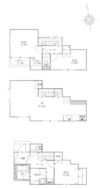 横浜市戸塚区上倉田町　新築戸建　全5棟　1号棟