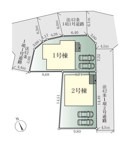 座間市南栗原6丁目　新築戸建　全2棟　1号棟