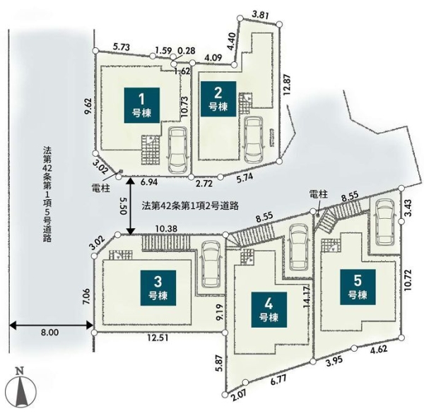 横浜市戸塚区上矢部町　新築戸建　全５棟　１号棟