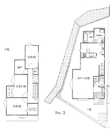 横浜市戸塚区戸塚町 新築戸建 全8棟 3号棟