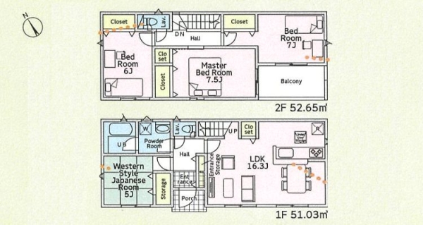 横浜市瀬谷区橋戸3丁目　新築戸建　全2棟　1号棟
