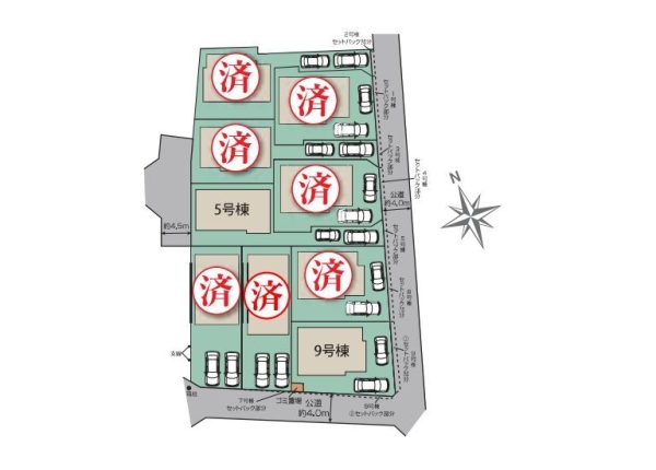 横浜市瀬谷区橋戸3丁目　新築戸建　全9棟　9号棟