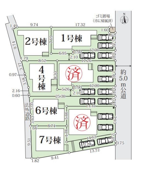 綾瀬市小園　新築戸建　全7棟　2号棟