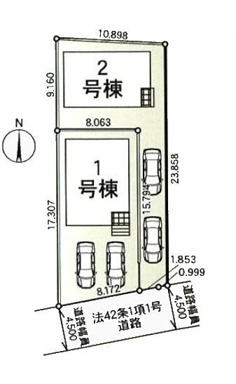 座間市新田宿　新築戸建　全2棟　1号棟
