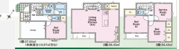 横浜市戸塚区戸塚町　新築戸建　全2棟　2号棟