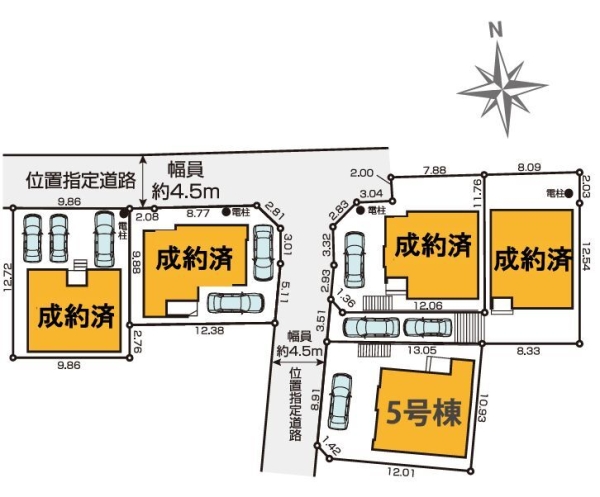 横浜市旭区本宿町　新築戸建　全5棟　5号棟
