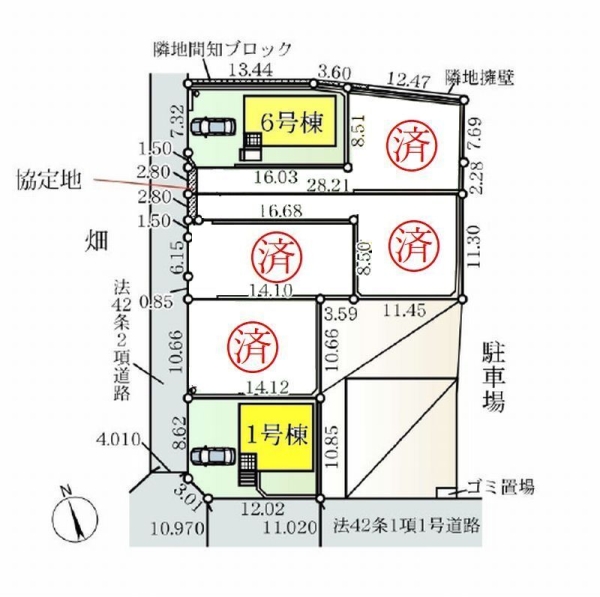 綾瀬市早川　新築戸建　全6棟　1号棟