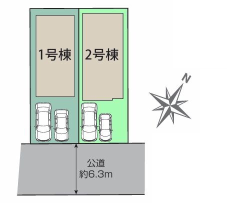 相模原市南区相模台6丁目2期　新築分譲住宅　2号棟