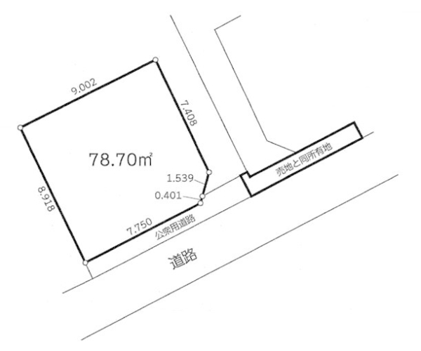 相模原市南区上鶴間1丁目　建築条件なし売地