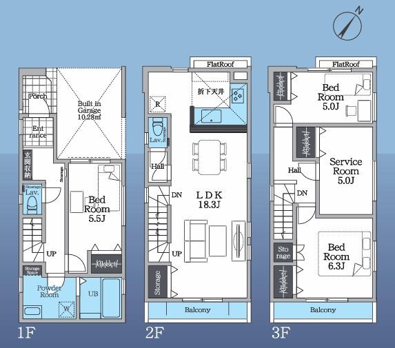 相模原市南区相模大野2丁目3期　新築分譲住宅　2号棟