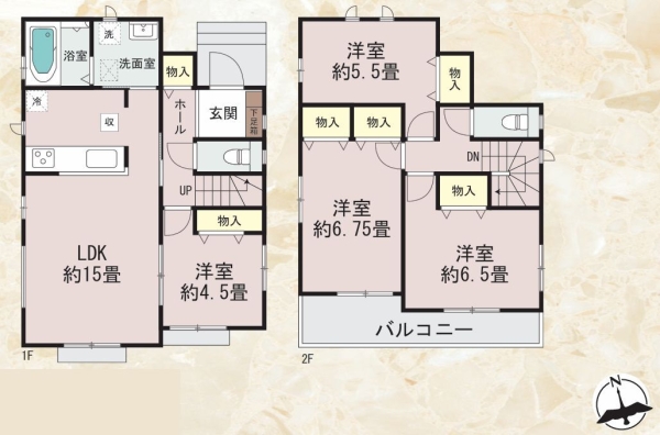 横浜市泉区中田東２丁目　新築戸建　全4棟　A号棟