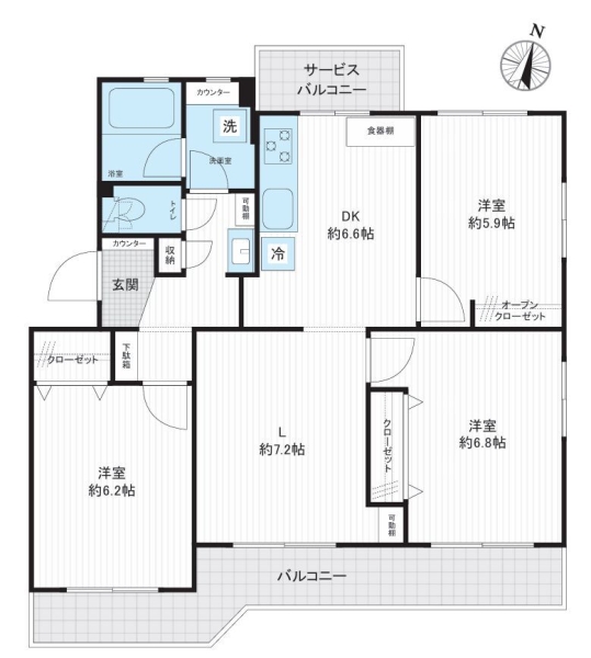 希望ヶ丘グリーンハイツ1号棟